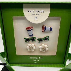 NWT Kate Spade Earrings Set